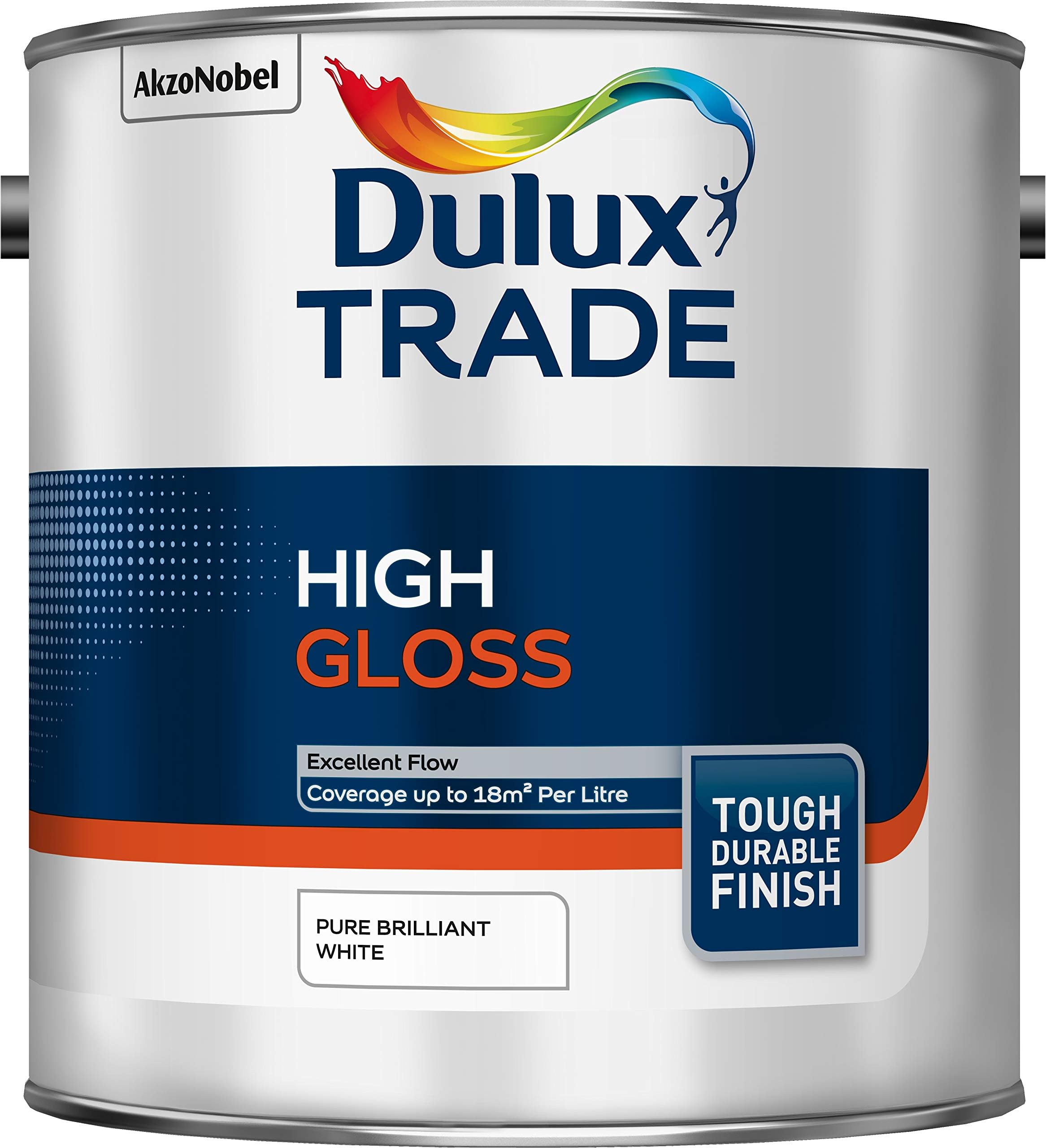 Dulux Once Gloss 1.25L Pure Brilliant White (301023) Amazon.co.uk