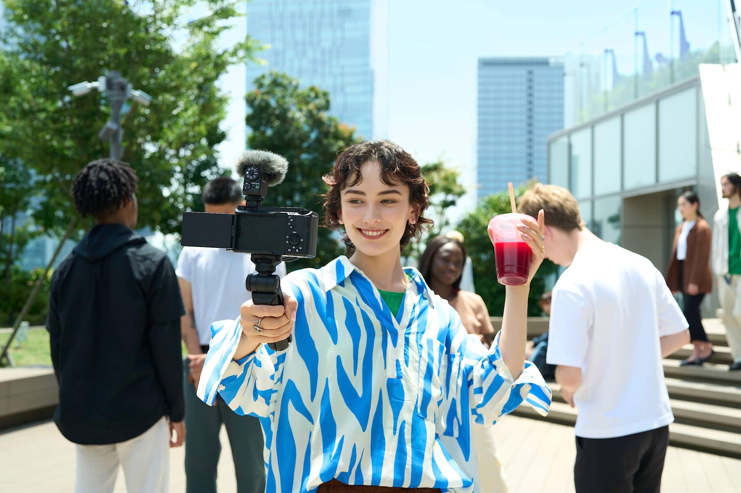Sony ECM-M1 Microphone à Condensateur Compact pour Vidéo, Caméras et Youtube