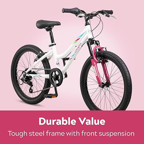 Miniatura 2 de Pacific Bicicleta de montaña Cavern, bicicleta de 20, 24 o 26 pulgadas para niños y adultos, 7 o 21 velocidades, marco de acero duradero, horquilla