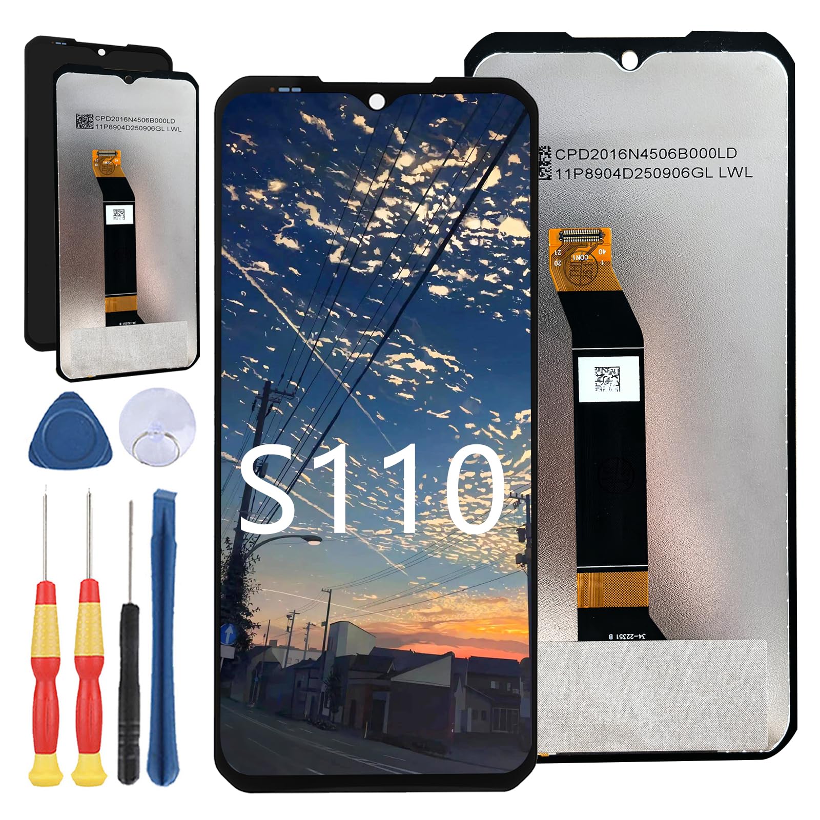 Nuovo Schermo di Ricambio Per DOOGEE S110 Display LCD Riparazione Dello Schermo e Strumento di Ricambio Accessori