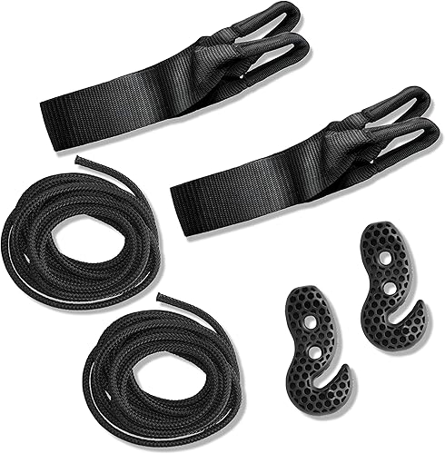 Miniatura 3 de LA SIESTA TreeMount Black - Juego de suspensión de árbol y poste para sillas de columpio tipo hamaca