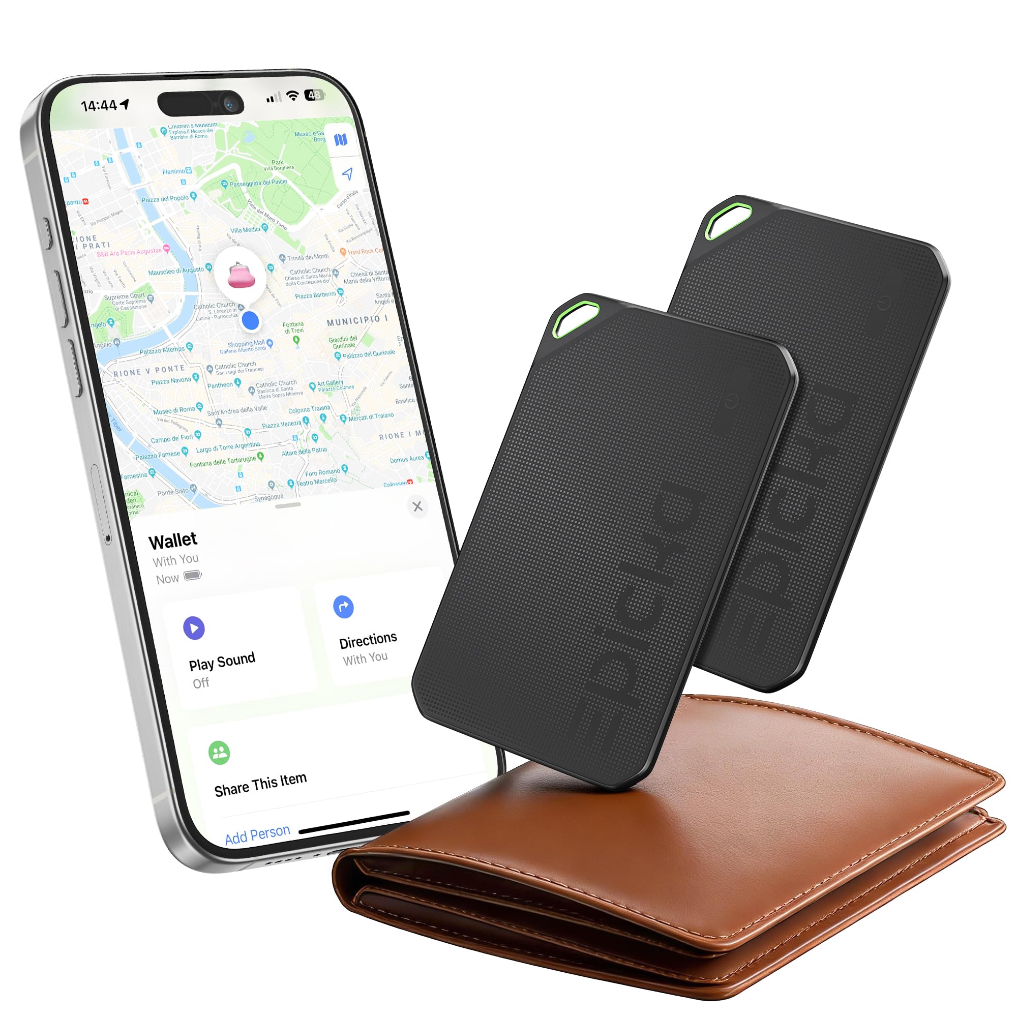 Amazon.com: Epicka Wallet Tracker Card Compatible with Apple Find