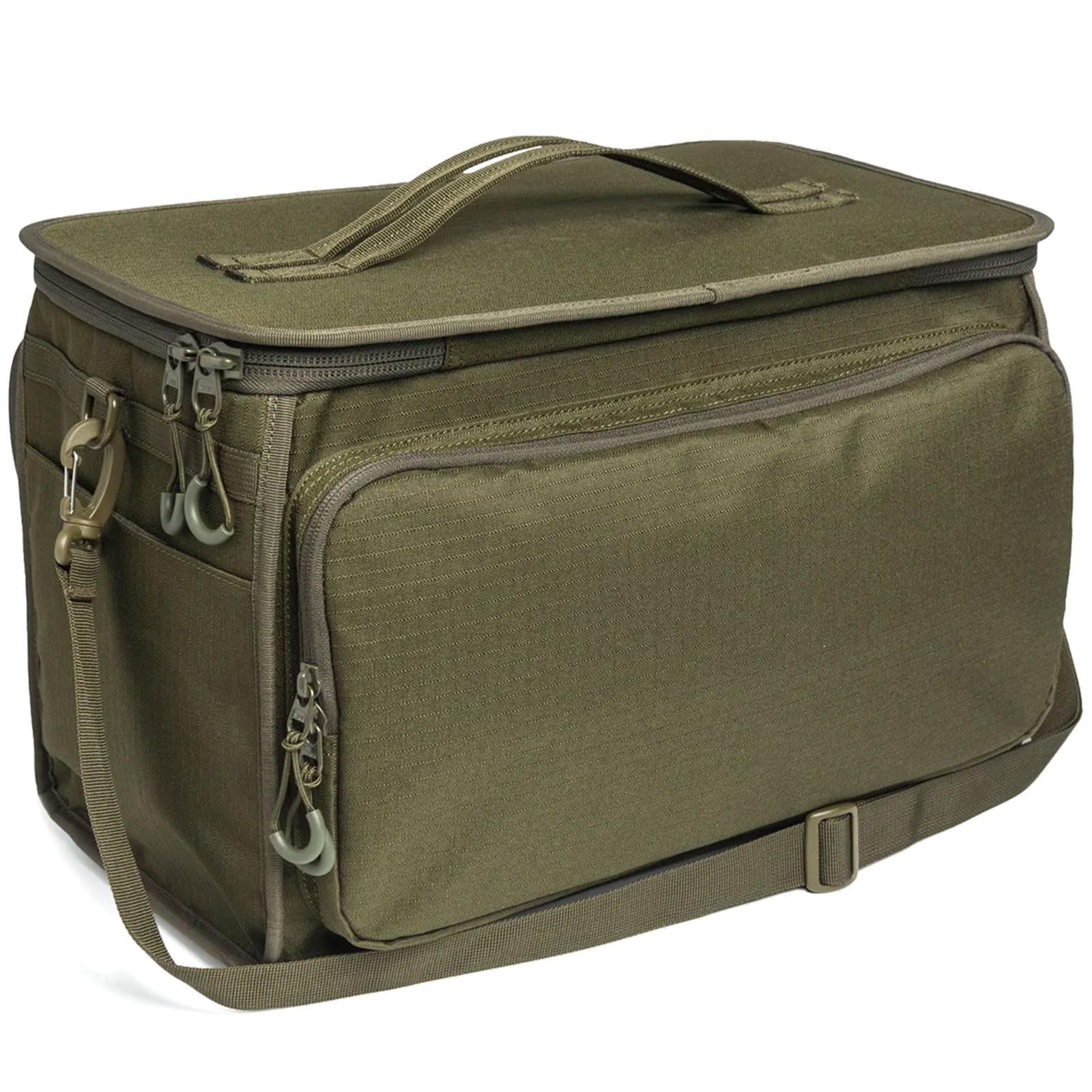 Beretta Gamekeeper EVO Durable Lightweight Functional Outdoor Hunting Shooting Tactical Zippered Cartridge Bag 250 w/Adjustable Shoulder Strap | Capacity of 10 Boxes x 25 Cartridges, Moss Brown Bark