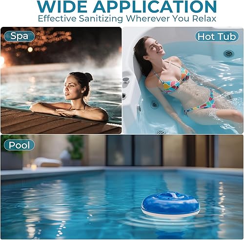 Miniatura 6 de Tabletas de 1 pulgada de bromo para spas, bañeras de hidromasaje o piscinas cubiertas, pastillas de bromación desinfectante, alternativa al cloro -