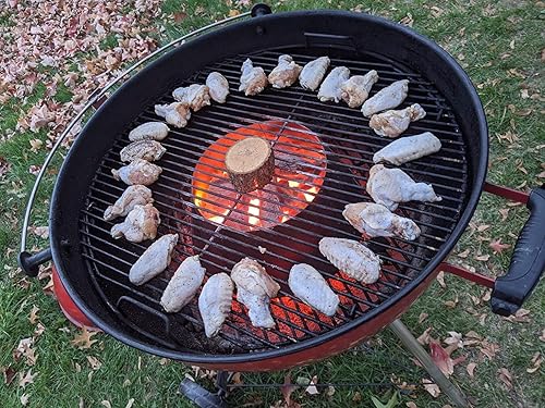 Miniatura 9 de QuliMetal Barbacoa Whirlpool para Weber Kettle 22 26.75 pulgadas WSM, huevo verde grande, Kamado Joe, Weber Smokey Mountain Charcoal Briquet