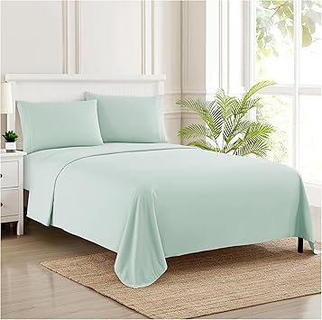 Full Size Sheet Sets - Breathable Luxury Sheets with Full Elastic & Secure Corner Straps Built In - 1800 Supreme Collection Extra Soft Deep Pocket Bedding Set, Sheet Set, Full, Mint