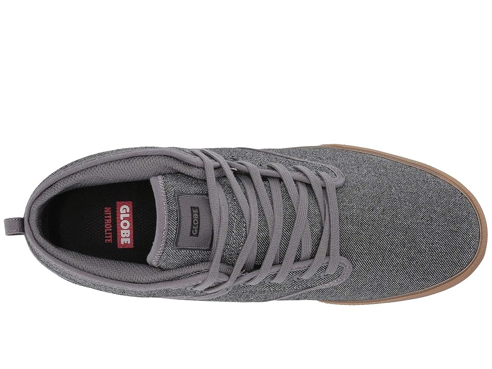 

Globe Motley Mid (Grey Tweed/Gum) Men's Skate Shoes, Gray