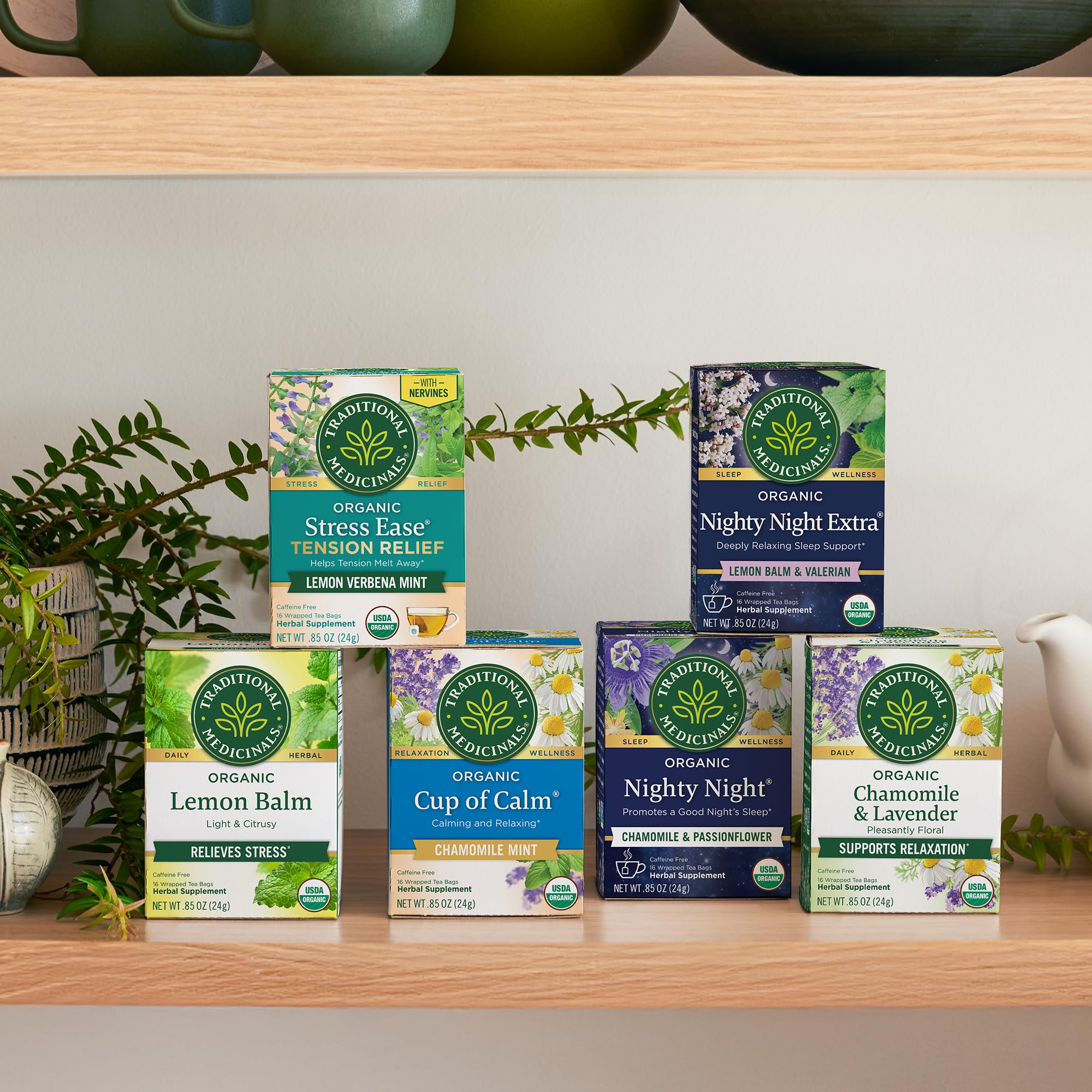 Amazon.com : Traditional Medicinals Organic Herbal Tea Variety