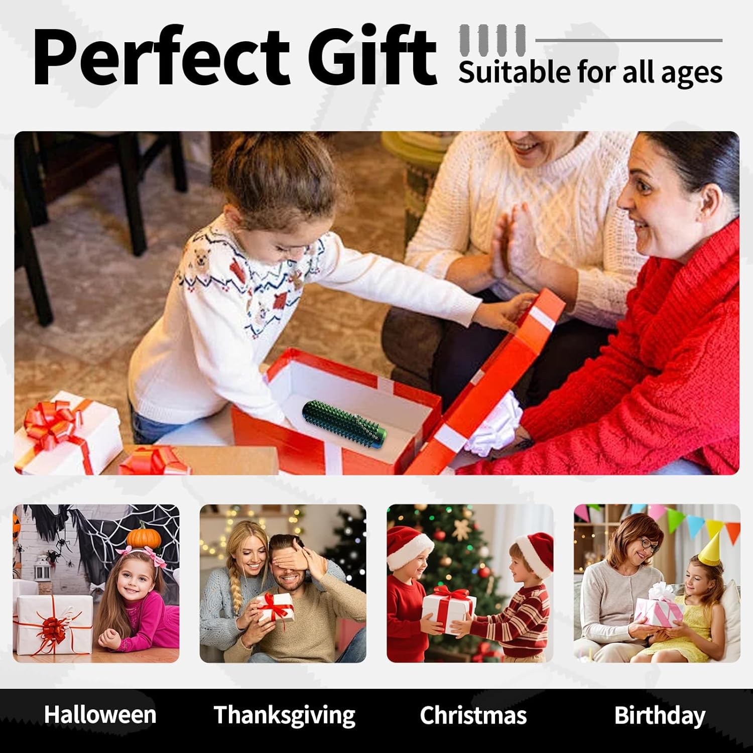 Little Ouchies Pain Fidget Toy,Portable Stress Relief Toys for Adults, Spiky Sensory Anxiety Relief Gifts for Friends 2PCS