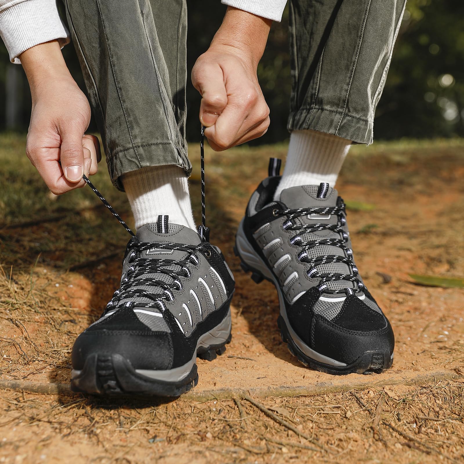 Chaussure de Randonnée pour Homme de Marche Léger Comfortable Baskets ldk2502 Taille 41-46