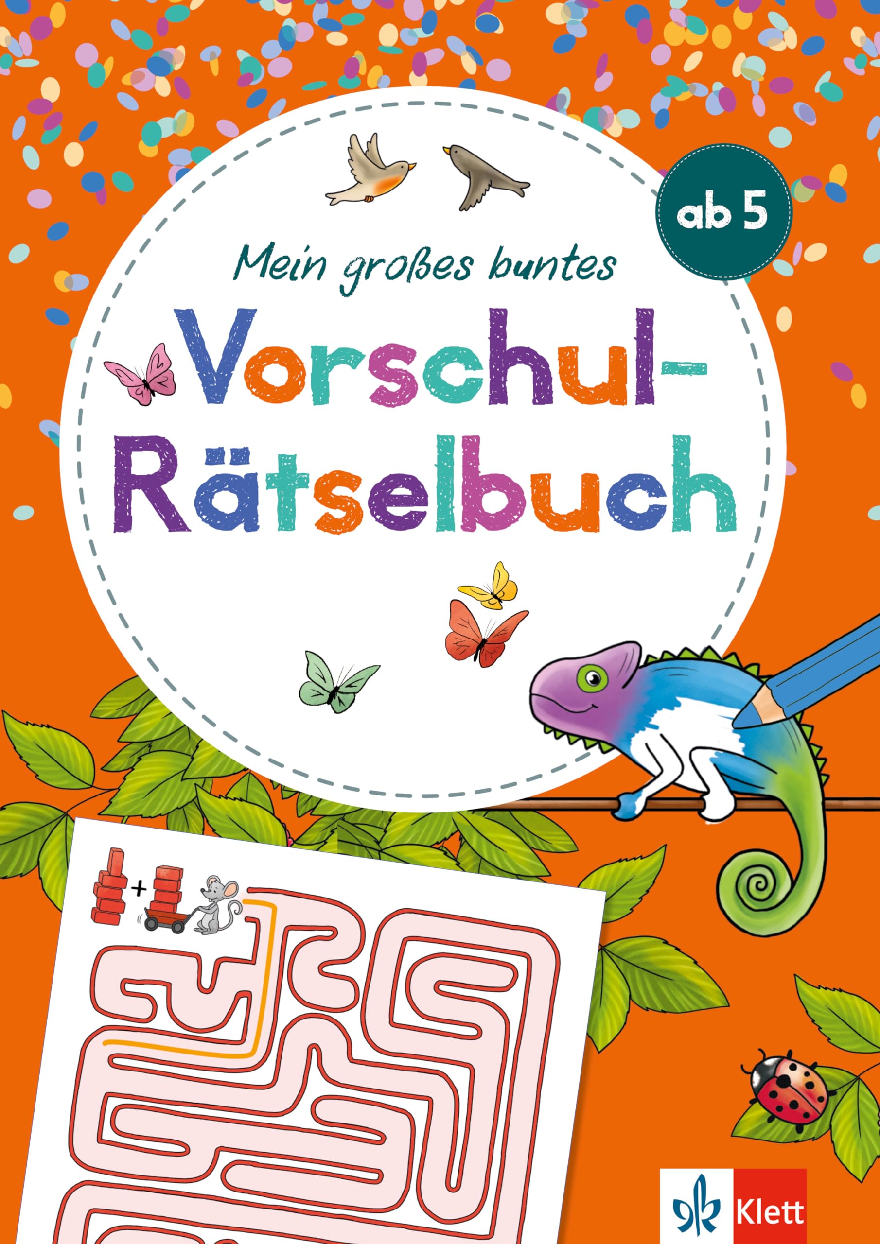 Klett Mein großes buntes Vorschul-Rätselbuch: ab 5 Jahren