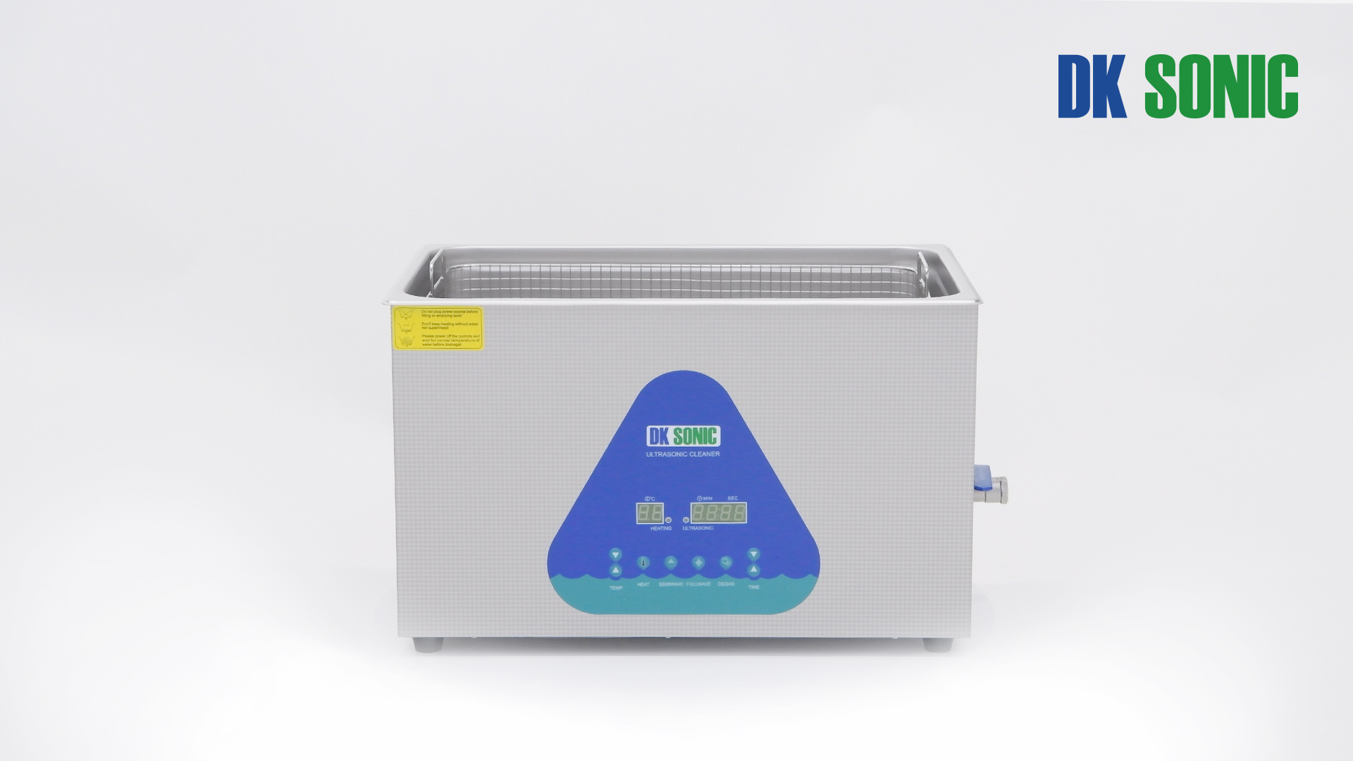 Image of DK SONIC Ultrasonic Cleaner 22L,480W Industrial Ultrasonic Parts Cleaner with Heater&Timer, Digital Control&Basket, Multiple Functions for Motorcycle Engines,Carburetors, Chains
