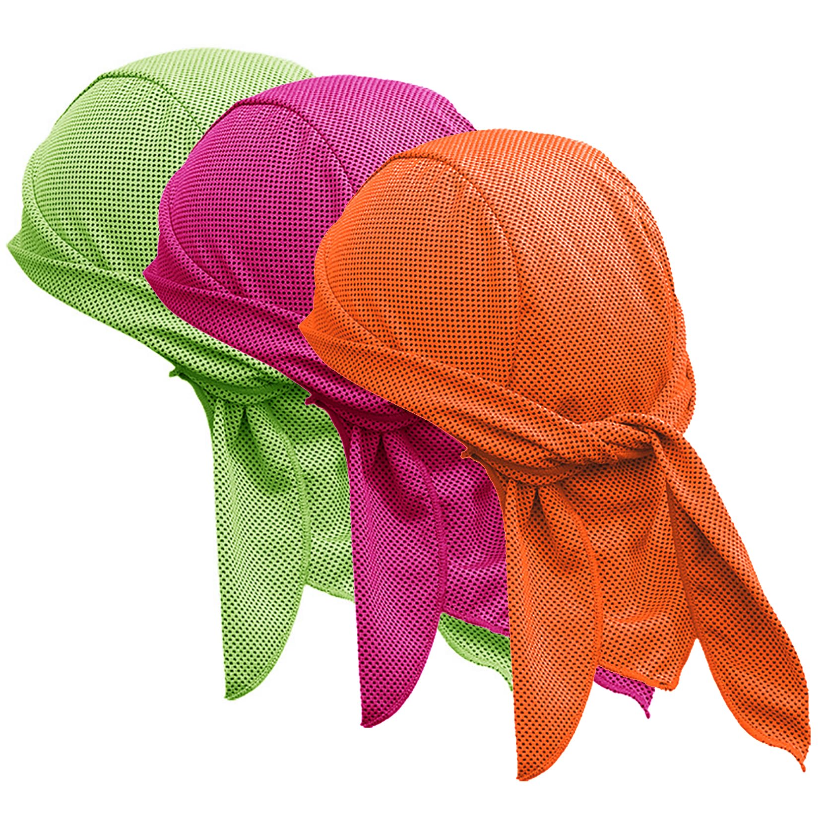 Sweat Wicking Durags Cooling Doo Rags Breathable Helmet Liner Cycling Caps for Men and Women