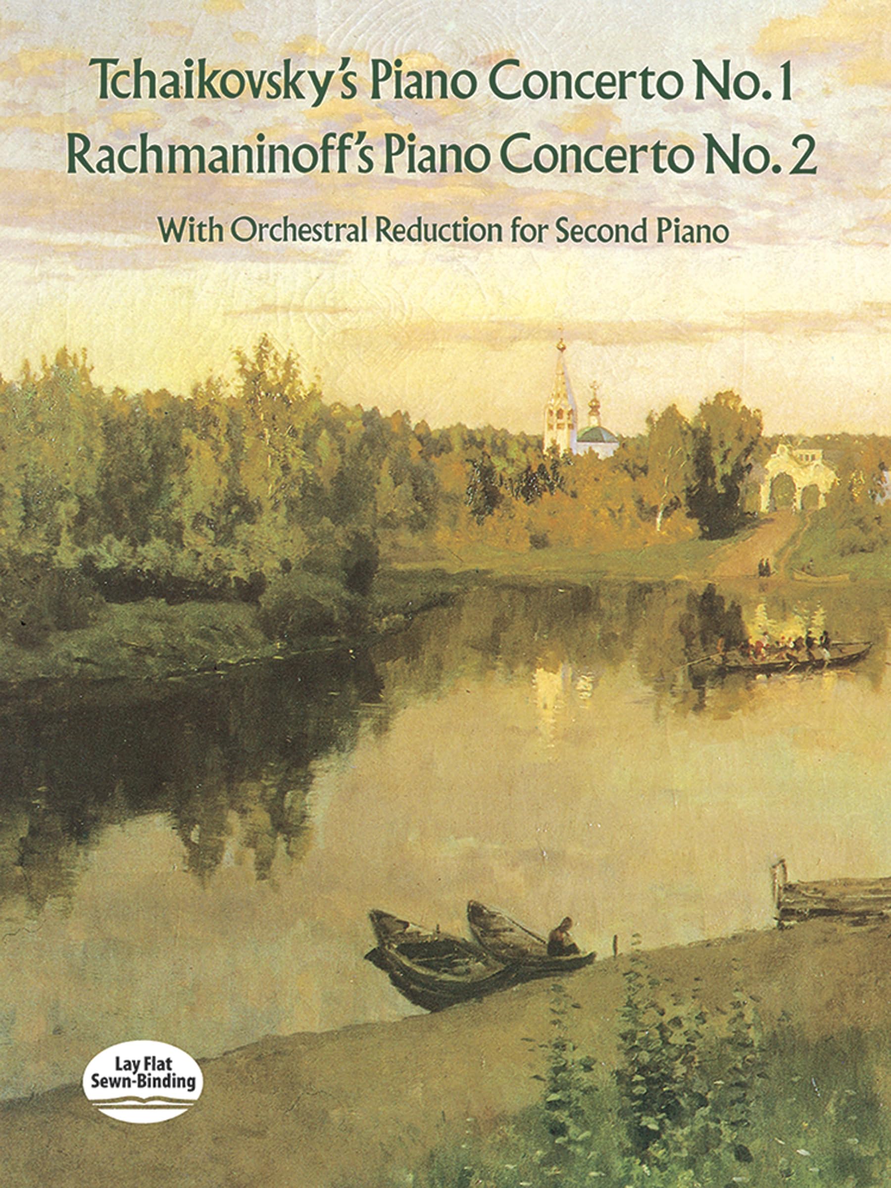 Tchaikovsky: Piano Concerto No.1/Rachmaninov: Piano Concerto No.2 (2 P: With Orchestral Reduction for Second Piano (Dover Classical Piano Music: Four Hands)