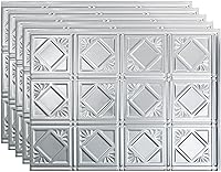 Vista 6 de FASÄDE Panel decorativo para salpicaduras de vinilo de estilo tradicional / patrón 4 en bronce antiguo (muestra de 6 x 6 pulgadas)