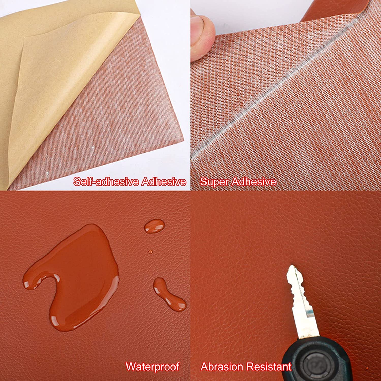 Lnhgh Ruban de réparation de canapé, patch de réparation de canapé en cuir - Patch en tissu imperméable auto-adhésif pour canapé | Patch en tissu auto- adhésif imperméable pour véhicule électrique