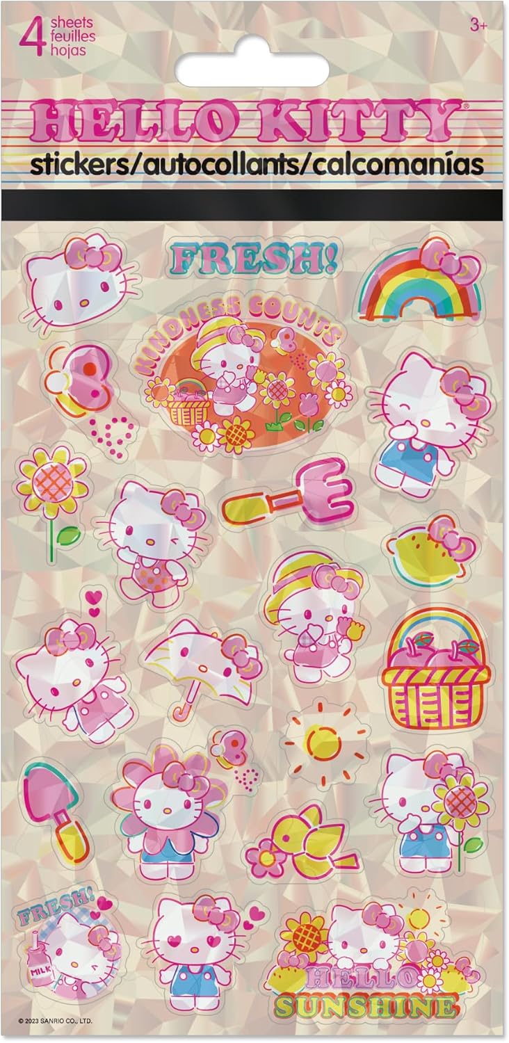 Hello Kitty - Garden Doodle - 2022 Standard Stickers - 4 Sheet - Image 4
