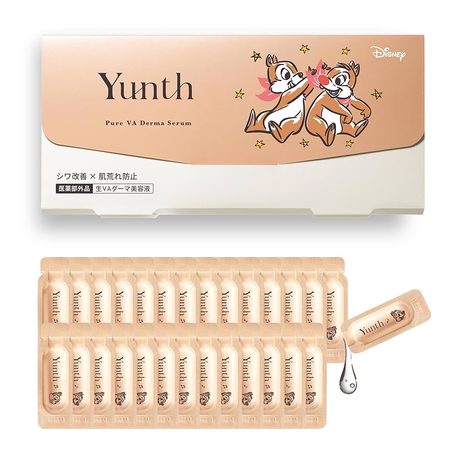 Yunth 生VAダーマ美容液　チップ&デール　6箱 Yunthにミッキー＆ミニー、チップ＆デールの特別デザインが登場