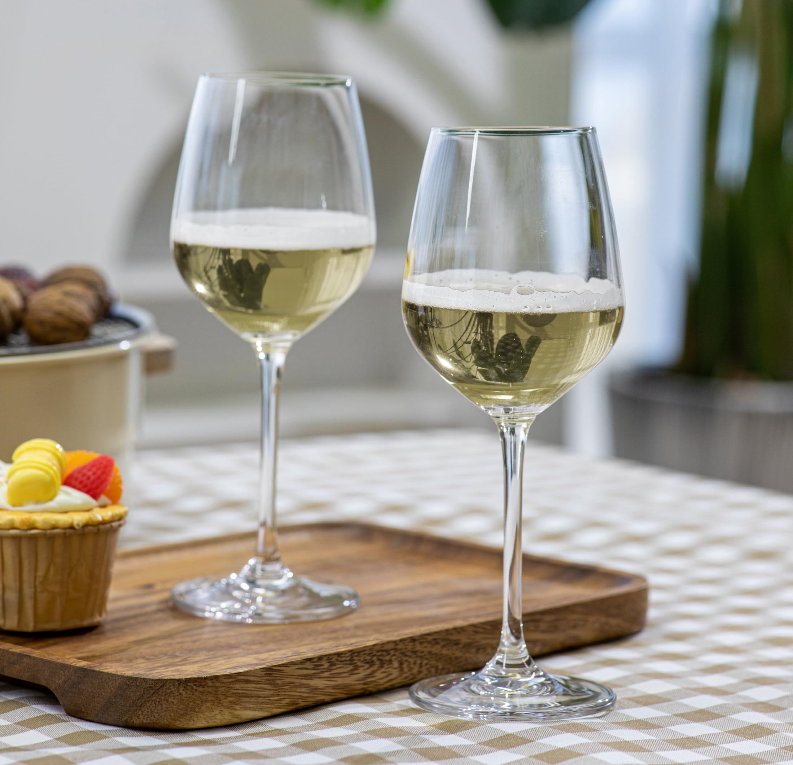 ECHTWERK Weißwein-Gläser 6er Set, 388 ml