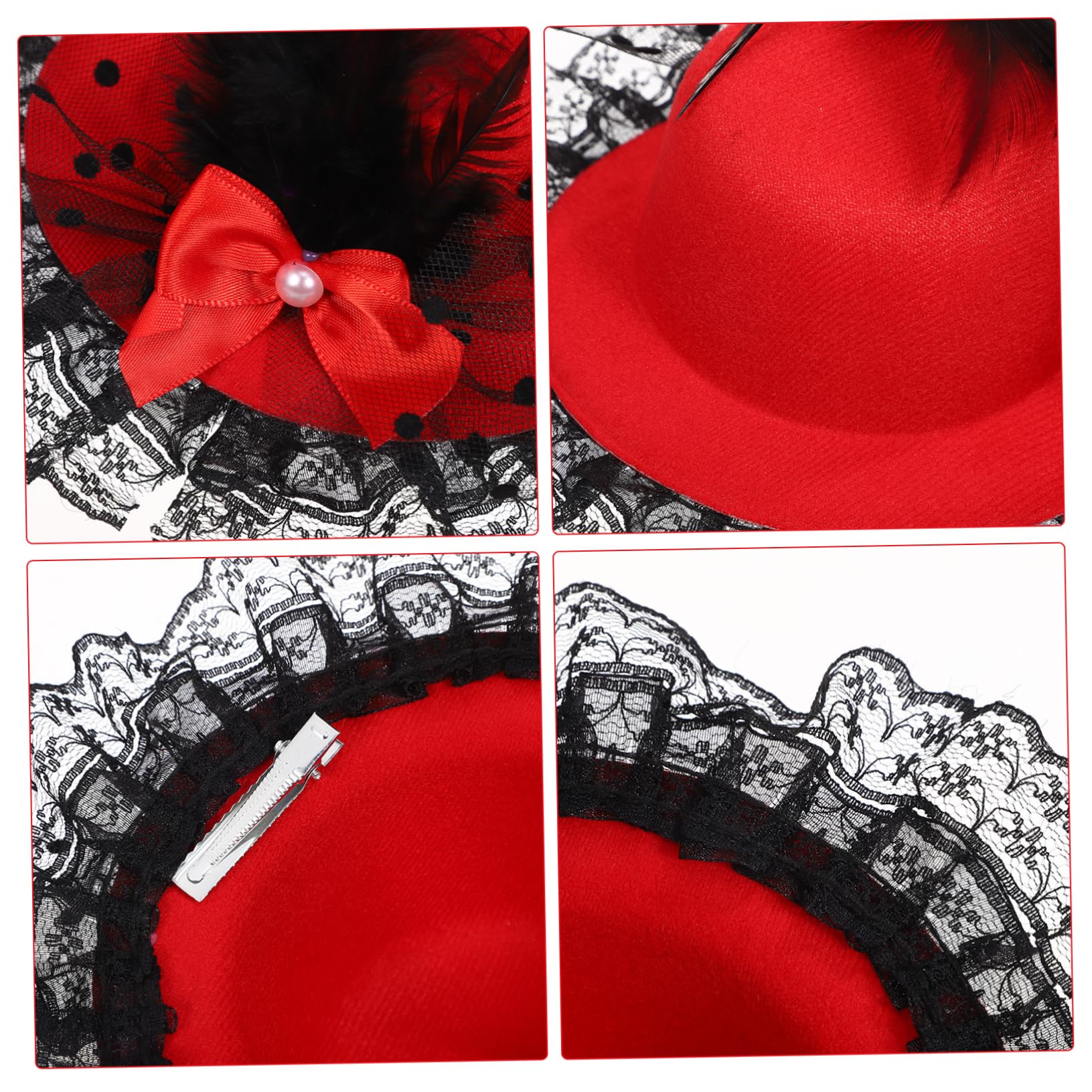 LIFKOME 12 Piezas Sombrero De Copa Fascinator Bonnet Sombrero De Sombrero De Fiesta De Té Sombrero Fascinator De Boda Mujeres Fascinator Novia Fascinator Sombreros Para Eventos