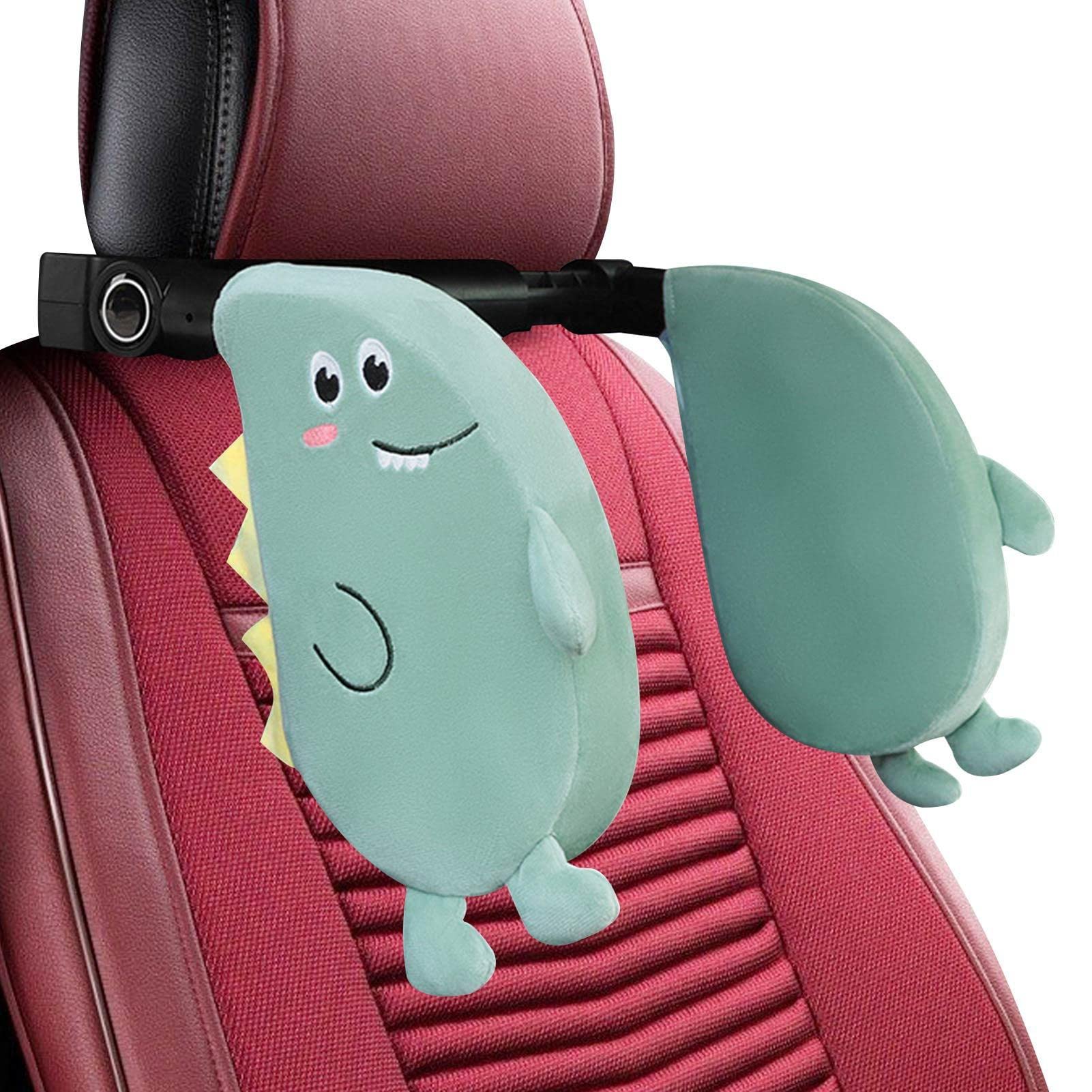 Supporto per Il Collo del poggiatesta per Auto | Morbido Cuscino poggiatesta per Auto | Cuscino di Supporto per Il Collo Design ergonomico Confortevole per Guidare la Barra del poggiatesta
