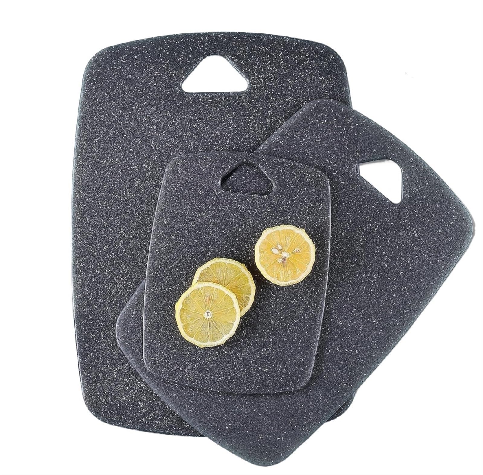 Tabla de Corte Profesional Tablas De Cortar De Cocina De 3 Piezas, Tablas De Cortar Gruesas para Carne, Verduras, Frutas Sin BPA, Aptas para Lavavajillas Resistente y Antideslizante