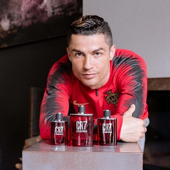Cristiano Ronaldo CR7 - Sporty And Modern Essence - Fresh And Woody Fragrance - Vibrant And Contemporary - Bold Sophistication In A Bottle - Long Wearing Aromatic Scent For Men - 1 Oz EDT Spray