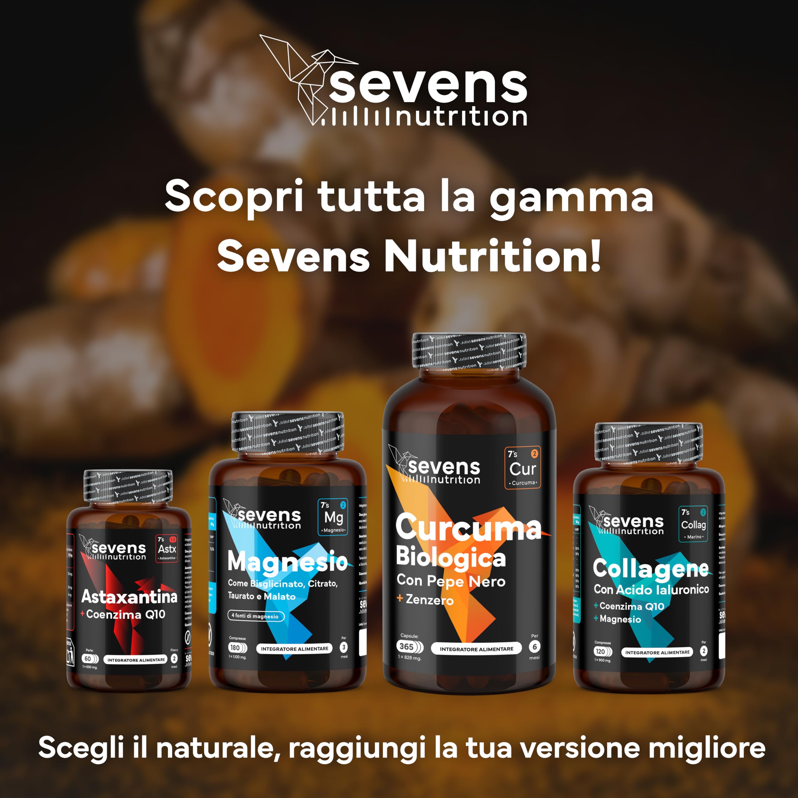 Curcumina 95% Curcuminoidi con Piperina - Capsule ad Alta Biodisponibilità - Curcuma con C3 Reduct® e BioPerine® - Integratore Alimentare per Articolazioni e Digestione - Con Olio Extravergine d’Oliva