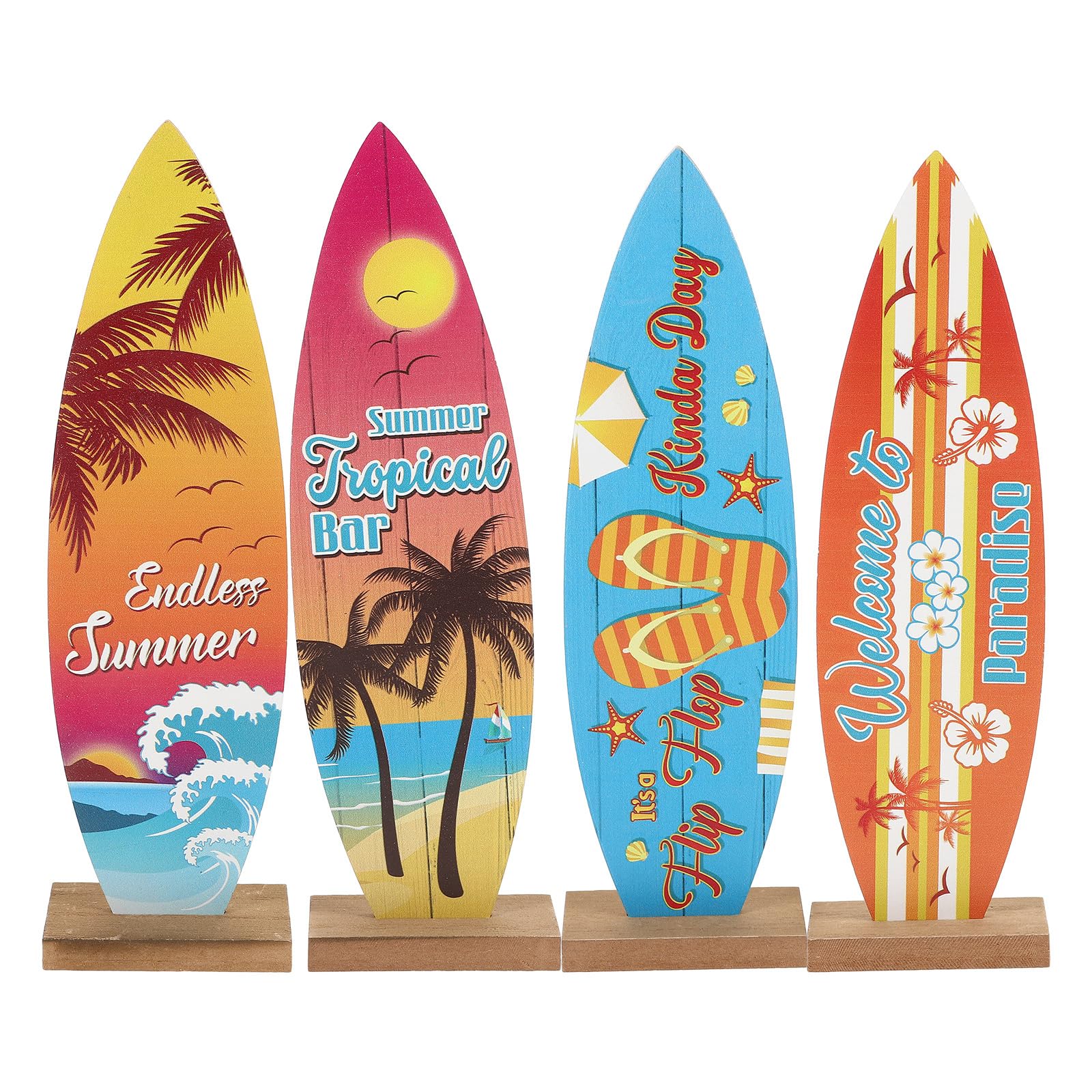 Planche de surf en bois pour décoration mariage et fête Alipis