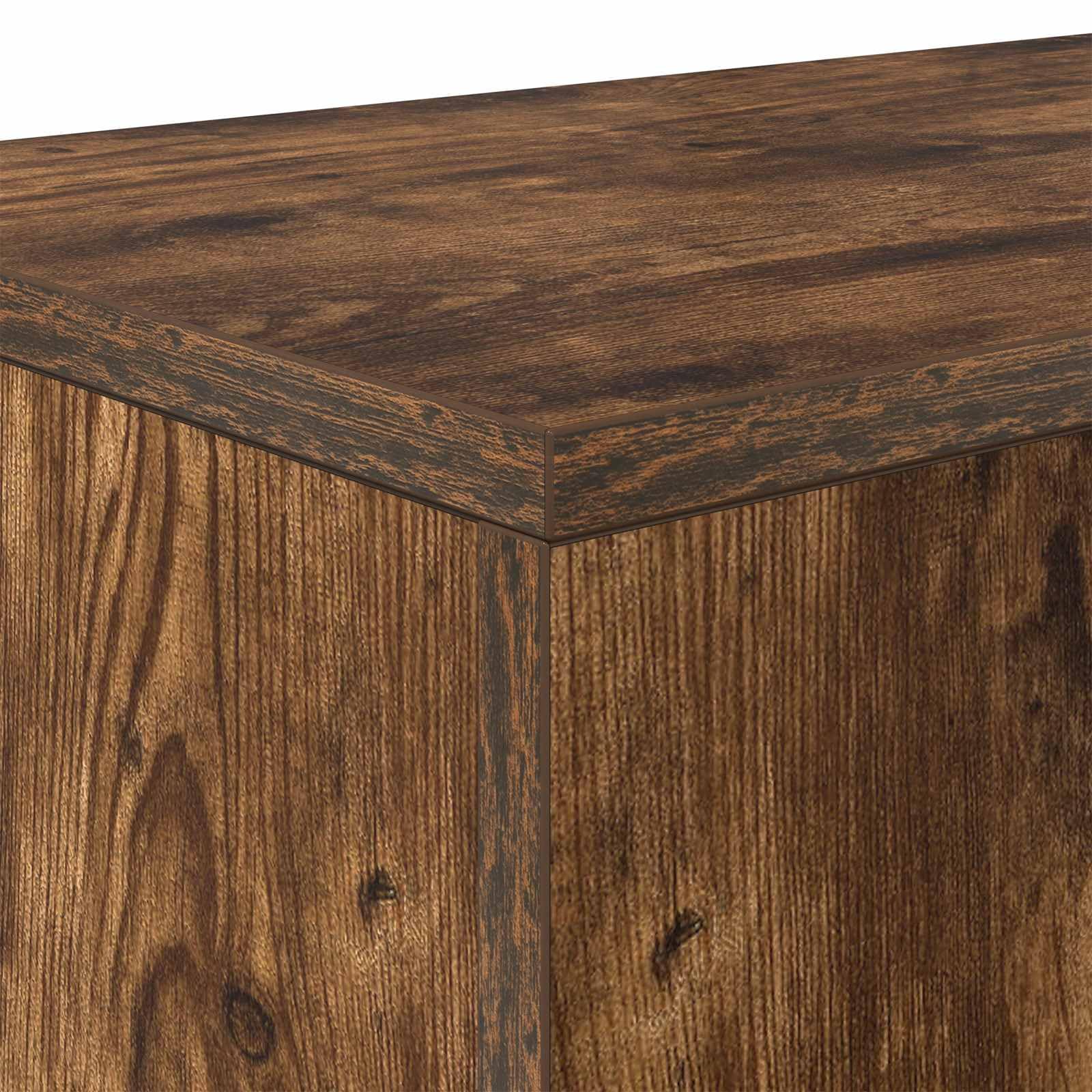 Tavolo consolle 101 x 29 x 74 cm, in legno con cassetto e ripiano, salvaspazio, per corridoio, soggiorno, camera da letto, moderno tavolo da parete e tavolino con spazio e organizer