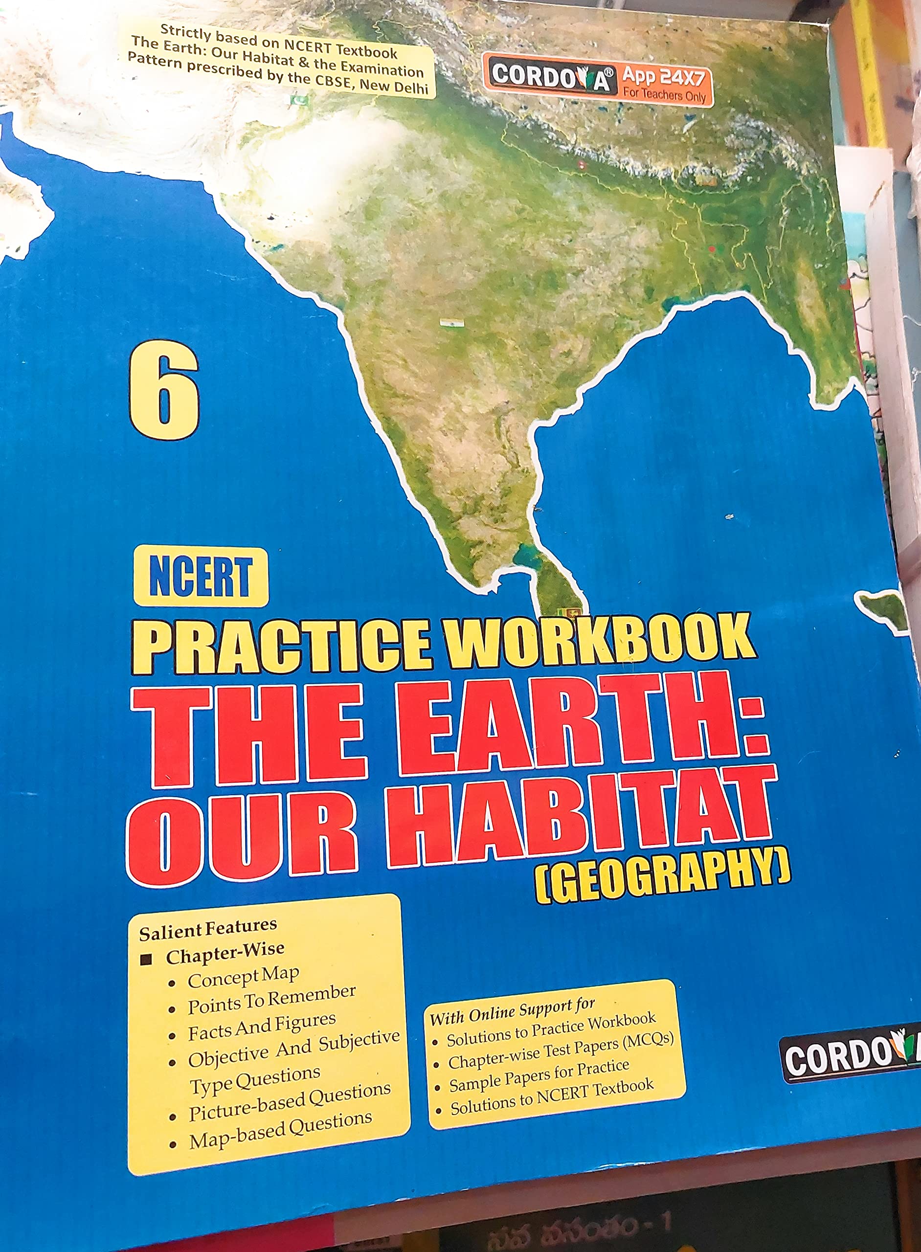 NCERT PRACTICE WORKBOOK THE EARTH OUR HABITAT GEOGRAPHY 6