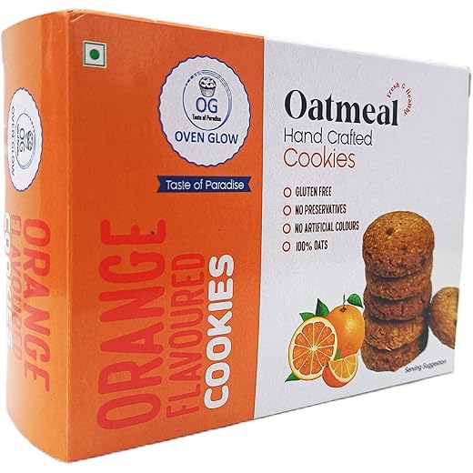 Oven Glow Orange Oatmeal Cookies 100g
