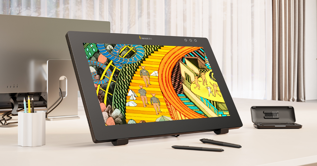 Amazon | XENCELABS ペンディスプレイ 24インチ クイッキーズ付き 4K