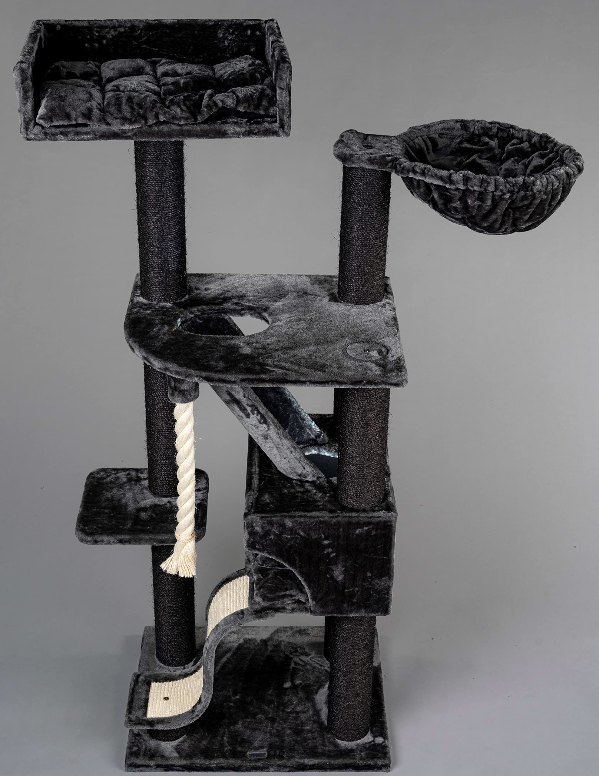 Buy RHRQuality Cat tree for large cats Kilimandjaro de Luxe Blackline