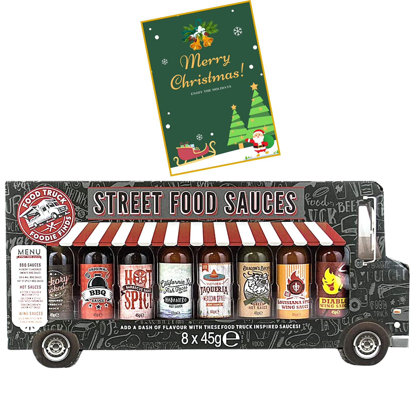 Buy Hot Sauce Gift Set 8 Bottles Street Food Sauces Gift Set