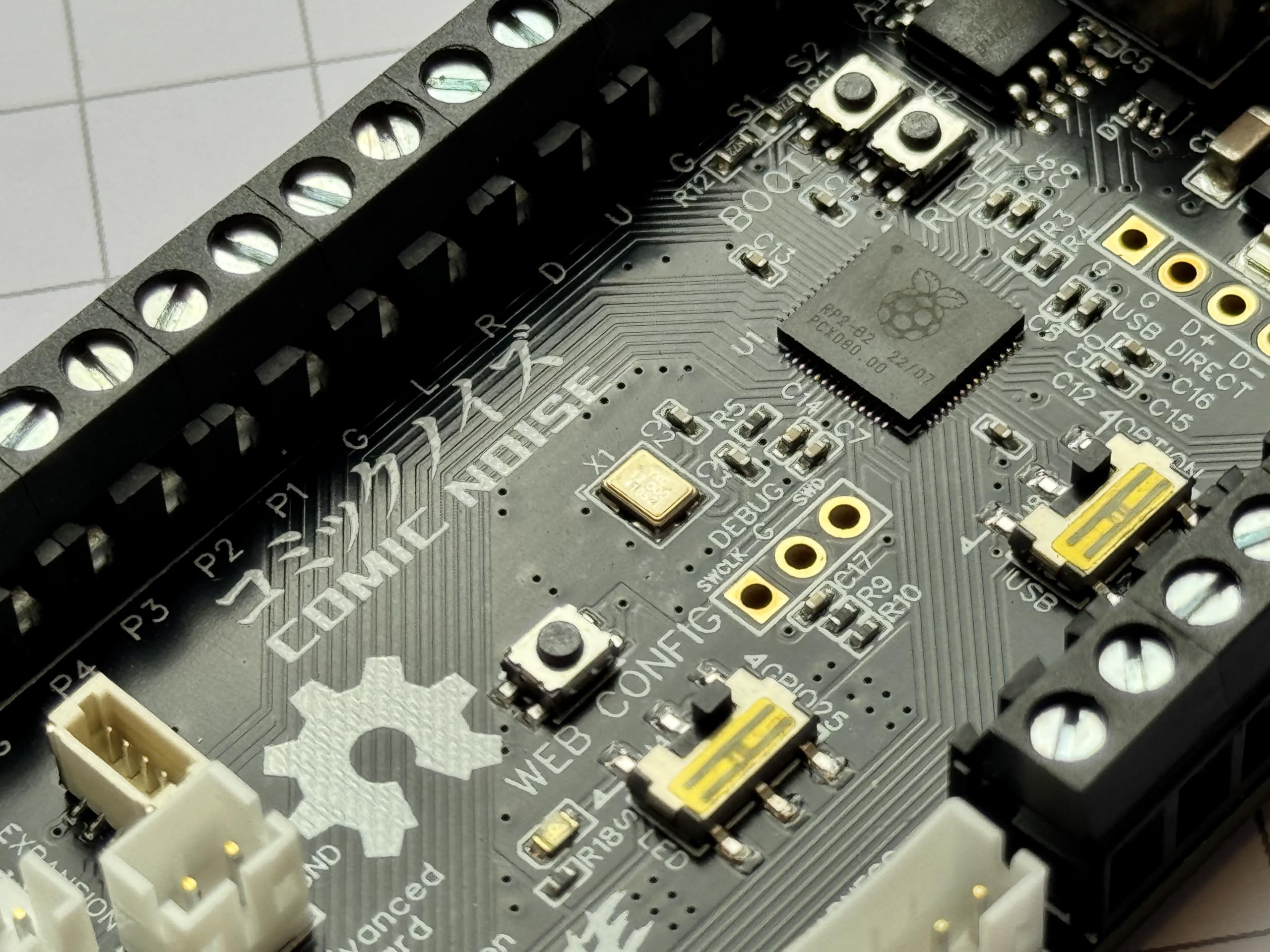 Amazon.co.jp: コミックノイズ 自作アケコン用 RP2040 Advanced