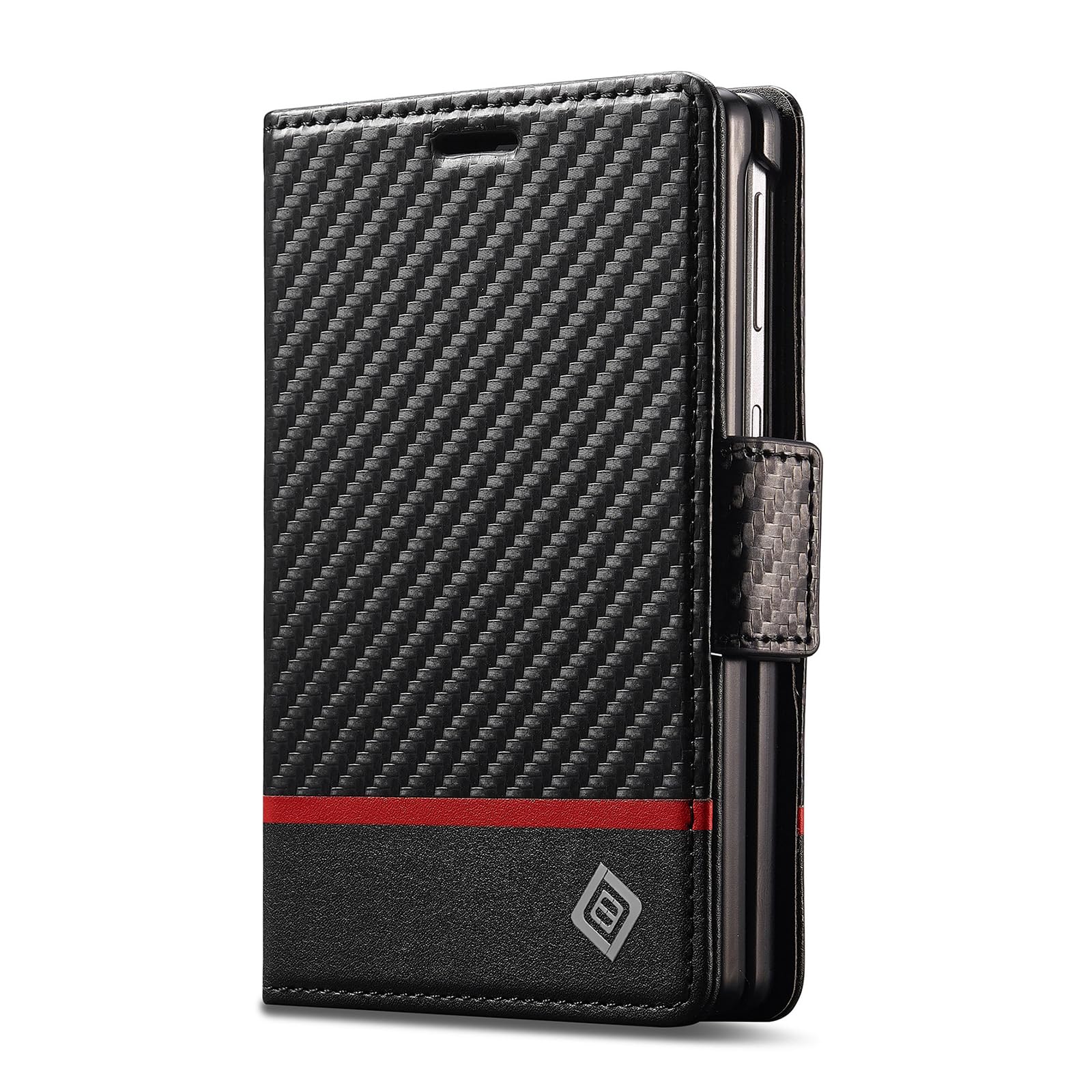 Ribaltabile Cover per Samsung Galaxy Z Fold 8, Fibra di Carbonio Modello