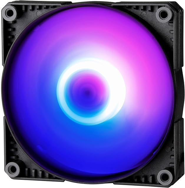 PHANTEKS SK PWM D-RGB fan - 120mm, black/white