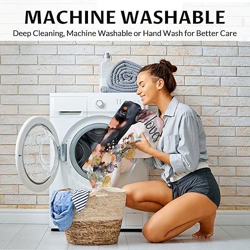 Miniatura 5 de Manta Doberman personalizada con nombre, suave, mullida y cálida, manta pequeña de 30 x 40 pulgadas para sofá y oficina, regalo lindo rosa para los