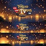 Magical Tangled Lanterns Festival Night Ambience 4K