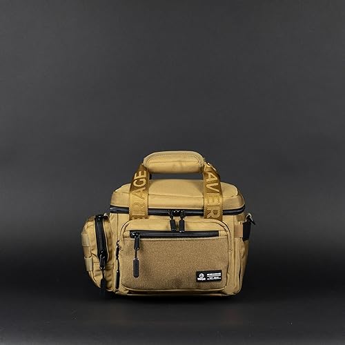 Miniatura 3 de WOLFpak Mini lonchera táctica de 9 L, tela 1000D resistente al agua, aislada, múltiples bolsillos, panel de parches, ideal para el trabajo,