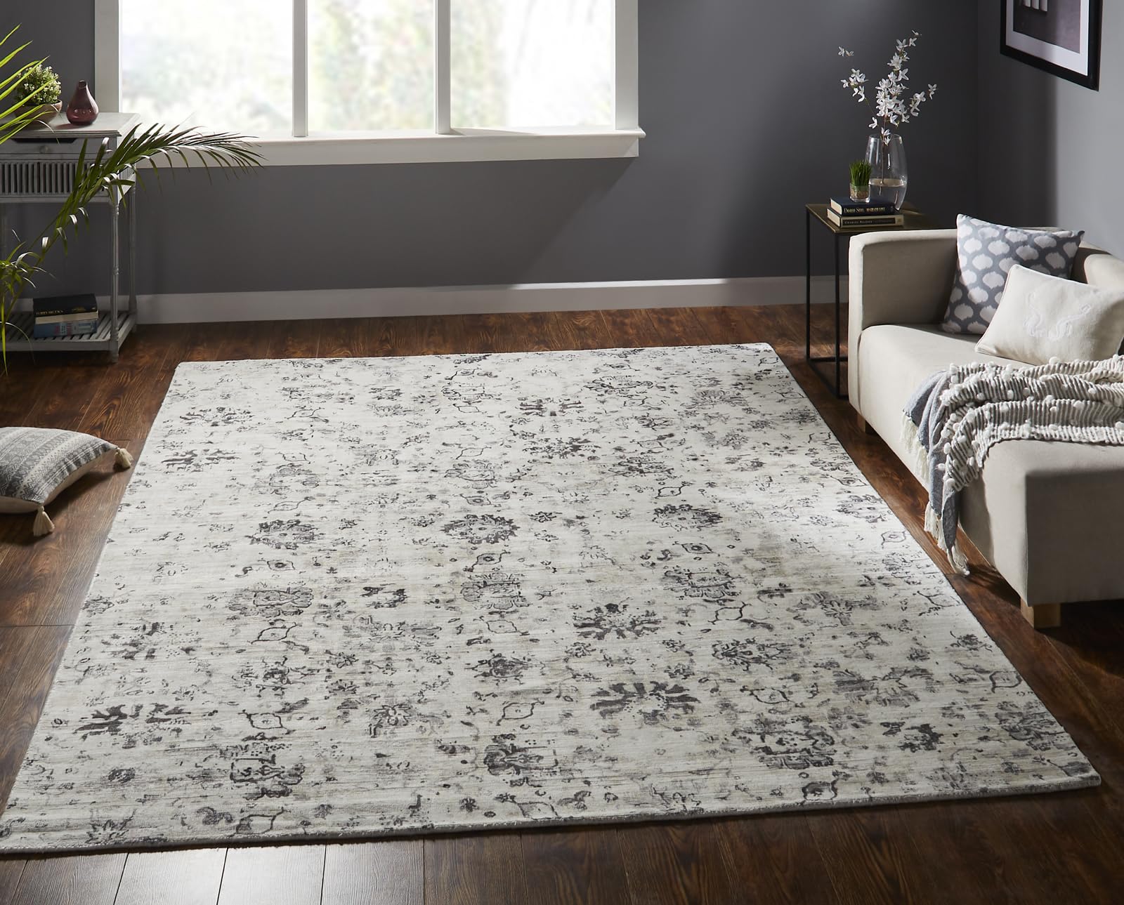 KalatyREMY RY-065 912 Feet, Greys Area Rug, 8'6" x 11'6"