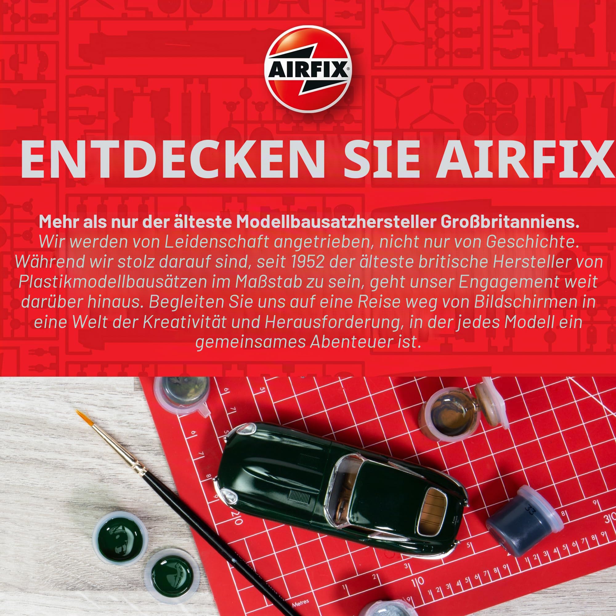 AIRFIX - Flugzeugmodellbausätze – A50182 Battle of Britain Memorial Flight Miniatur-Bastelset, Maßstab 1:72, Plastikmodellbausatz für Erwachsene – Flugzeuggeschenk für Männer | Miniatur-Bastelset, Maßstab 1:72, Plastikmodell-Flugzeug-Kits für Erwachsene z