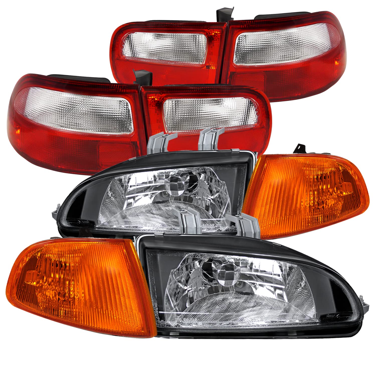 新品 usdm civic 92〜95 左右 シビック テールランプ 北米eg