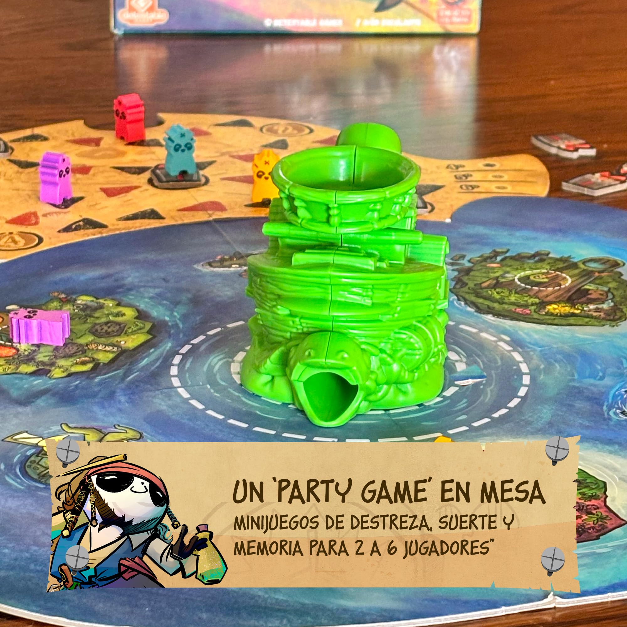 La Compagnie des Jeux | Party Panda Pirates | Soyez le meilleur Panda Pirate ! | Naviguez dans l'archipel à la recherche de fêtes et de trésors | Jeu en espagnol