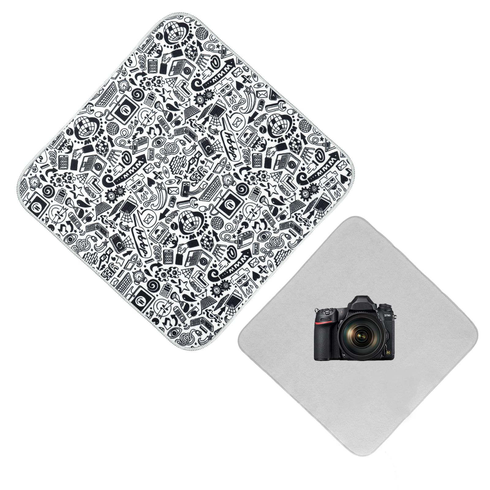 XAMOREST 11.8 in Camera Wrap with Pouch,Lens Protective Wrap,Anti-scratch Anti-dust, Flexible Wrapper Camera Travel Accessories for DSLR Mirrorless