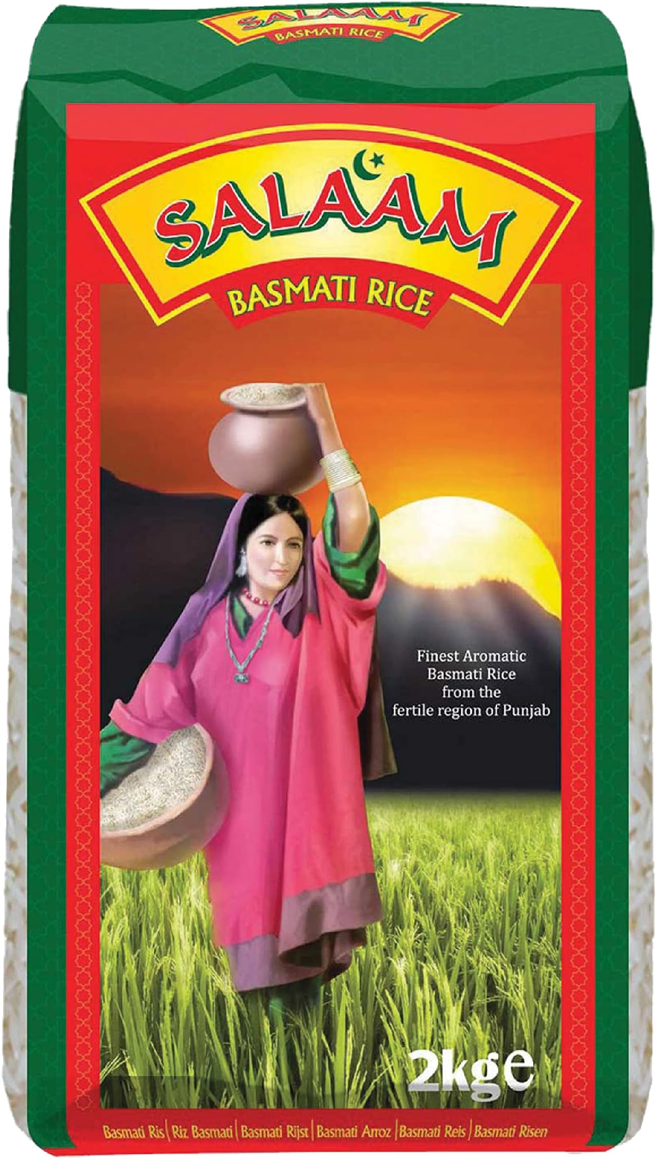 Salaam Basmati Rice (Brick Pack) 6x2KG