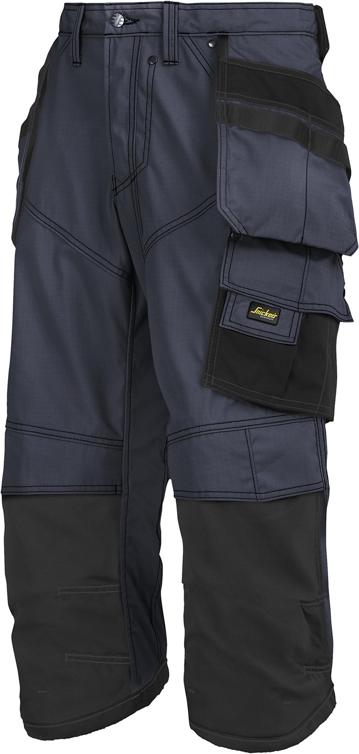 Snickers 39239504048"Rip-Stop" Pirate Trousers, 48, Navy Blue/Black