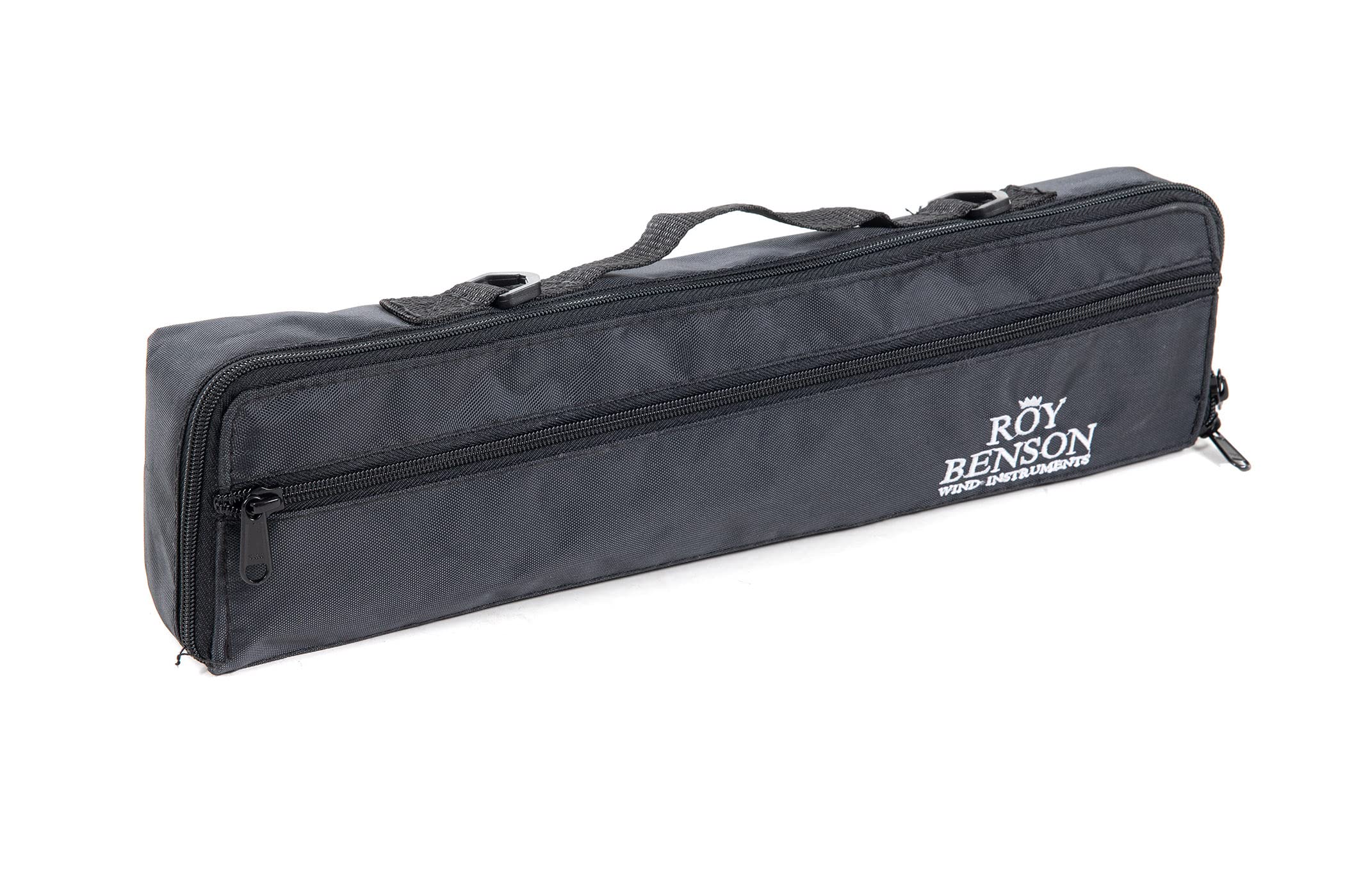 Roy Benson flauto traverso FL-602RI (costruzione in nichel argentato, design del coperchio a punta, tampone PISONI, flauto di qualità superiore, per una qualità del suono professionale)