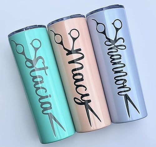 Miniatura 3 de PeluqueríaPeluquero Regalo-Peluquero Vaso-Salón de Belleza-Peluquería-Graduación de Cosmetología-Estudiante de Cosmetología-Personalizado